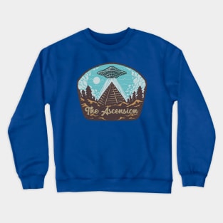 UFO Pyramid Dessert Ascension Crewneck Sweatshirt